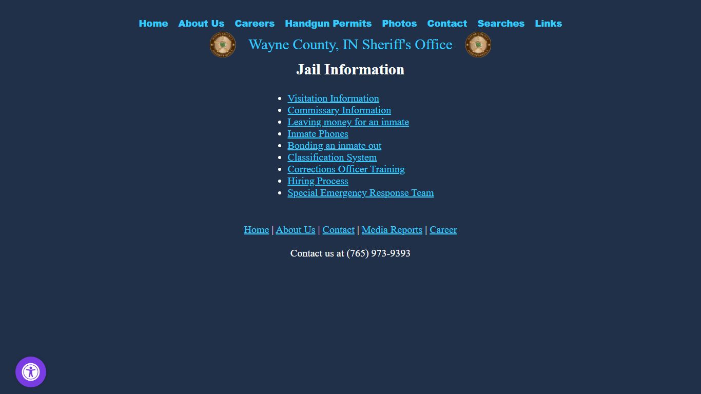 Jail Information - Wayne County, Indiana